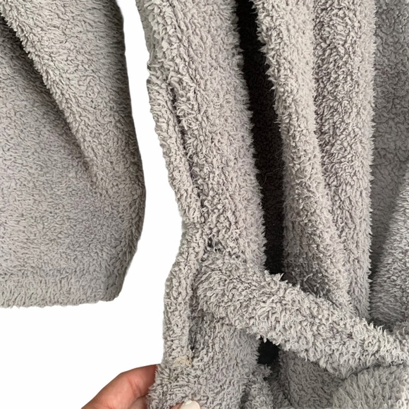 Barefoot Dreams CozyChic Robe Gray Size 1 - Picture 5 of 14